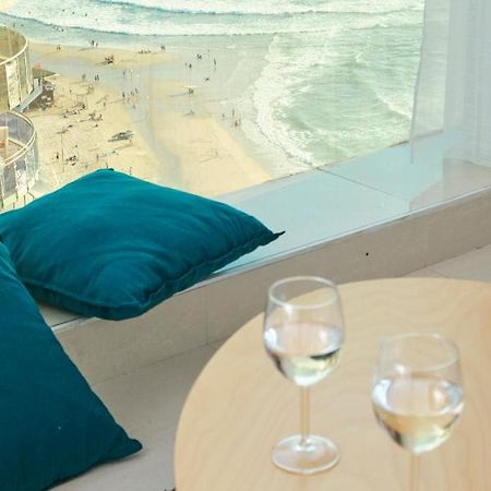 Sunny Sea View Studio Apartment Herzliya ภายนอก รูปภาพ